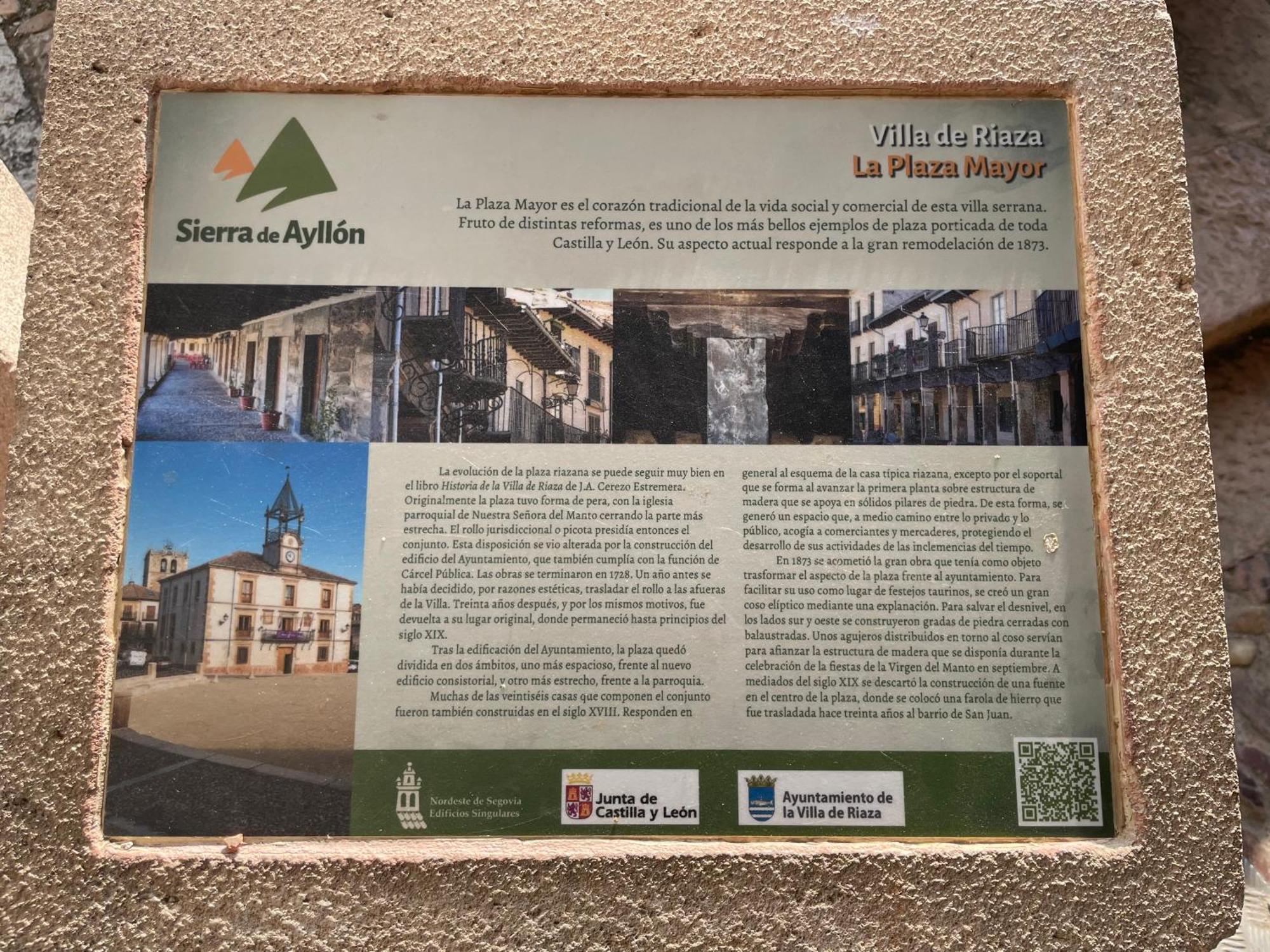 Apartamento Marcajada Riaza Bagian luar foto